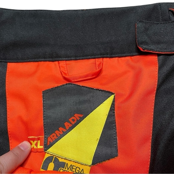 ARMADA Mega Rex 10,000 gm Orange Snow Pants Size XL - Picture 6 of 16
